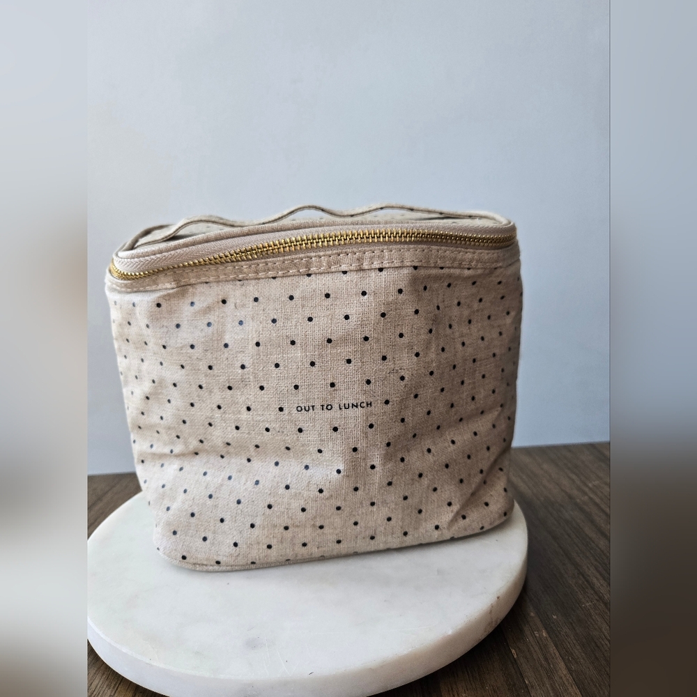 Kate Spade Out To Lunch Polka Dot Lunch Box